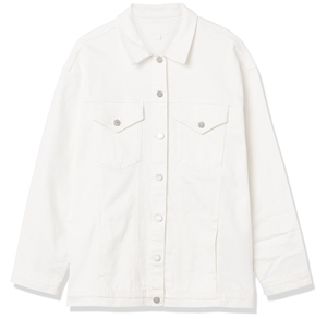 Chaqueta vaquera recortada de marca personalizada para mujer, Chaquetas vaqueras transpirables informales a la moda con logotipo personalizado para mujer a la venta - Product Image 3