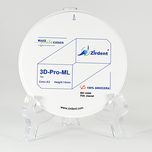 Ceramica Zirdent impianta attrezzature dentali Zirconia corone dentali e spazi vuoti parti in ceramica e blocchi per il taglio - Product Image 2