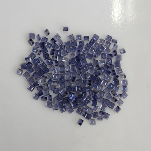 Iolita Natural de 2 mm, Corte Cuadrado Escalonado, Piedra Preciosa Suelta de la Mejor Calidad, Efectos Pleocróicos Púrpura para Joyería, Gemas de Montaña Roja - Product Image 2