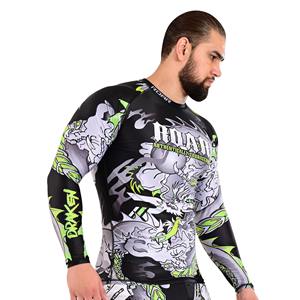 เสื้อออกกำลังกายแขนยาวพิมพ์ลายสำหรับใส่ออกกำลังกาย - Product Image 3