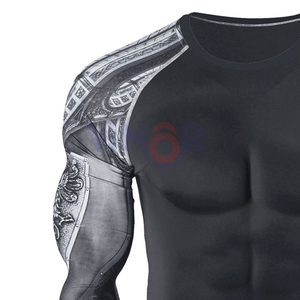 Wholesale Manufacturer Sportswear Men Rash Guard <b>Swimming</b> <b>Top</b> Rash Guard <b>Long</b> <b>Sleeve</b> Mens 2025 Compression Rash Guard OEM - Product Image 5