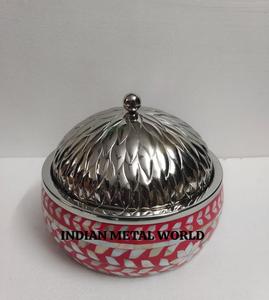 Marmite de haute qualité en acier inoxydable nacre design moderne chauffe-plats casserole pour vaisselle - Product Image 4