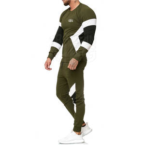 Trajes de sudor informales de secado rápido para hombre, Colección gris de alta calidad, diseño personalizado único de invierno, conjunto sólido de talla grande con Logo - Product Image 4