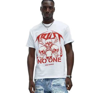 Camiseta de algodón de alta calidad para hombre con estampado, camiseta de último diseño, impresión personalizada, camisetas gráficas de algodón 100% - Product Image 1