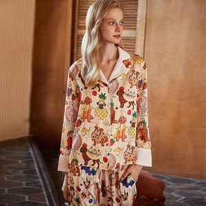 New Arrival Women Winter <b>Loungewear</b> Homewear Fleece Night Suit Two Piece <b>Velvet</b> Pajamas <b>Set</b> - Product Image 1