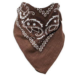 Nueva moda de fábrica directa, pañuelo cuadrado de algodón 100% de alta calidad, logotipo impreso personalizado, pañuelos de estilo largo, seda satinada alta - Product Image 2