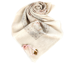 Bufanda de algodón de manga corta de la serie Nara, hiyab elegante con estampado Digital para adultos, accesorio de moda de primavera para musulmanes - Product Image 1