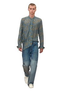 Jeans en denim brut vintage personnalisés pour hommes et femmes, fabricants de vêtements brodés, jeans baggy - Product Image 2