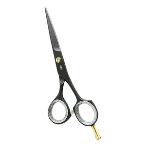Tijeras de Peluquería Profesionales de 5.5 Pulgadas, Tijeras de Corte de Pelo con Filo de Cuchilla, Acero con Alto Contenido de Carbono, Reposamanos Extraíble, para Salón y Hogar - Product Image 1