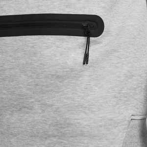 Sweat à capuche d'hiver personnalisé en molleton technique pour homme, OEM, haute qualité, streetwear, séchage rapide, respirant, uni, avec poche - Product Image 2