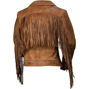 Quality Price Premium Quality Custom Design Adult Size <b>Women</b> Fringe <b>Jacket</b> Western <b>Jacket</b> <b>women</b> Ladies Leather <b>Jacket</b> For <b>Women</b> - Product Image 4