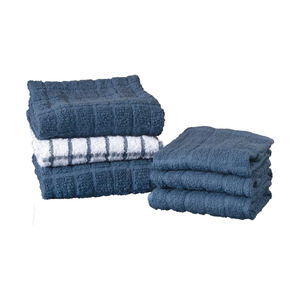 Paño de Cocina Bordado con Diseño de Espiga Azul, 45x70cm, 280GSM, Acabado Libre de AZO, Elaborado para Cadenas de Minoristas, Importadores y Compradores - Product Image 3