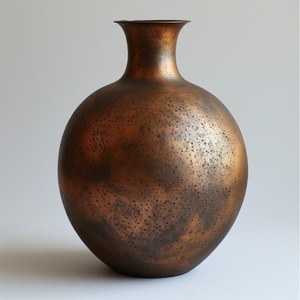 Vase en métal fait main rustique avec finition antique brillante parfaitement créé pour les besoins de décoration saisonnière de qualité supérieure - Product Image 6