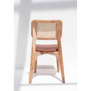 Chaise de salle à manger en bois de manguier Wanda - Product Image 3