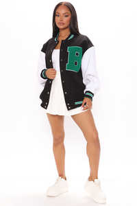 Veste universitaire en laine polaire personnalisée pour adultes et jeunes Veste de baseball Letterman Impression de logo personnalisée respirante pour l'hiver - Product Image 3