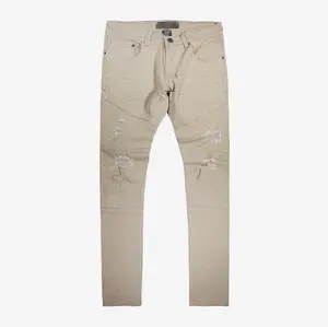 Özel tasarlanmış yeni rip vintage sıkı nefes pantolon artı boyutlandırma pantolon ve kot