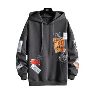 Pullover <b>Hoodies</b> with Polyester Cotton Blend Fashionable Streetwear Casual Wear <b>Soft</b> Touch Design Comfortable Fit - Product Image 4