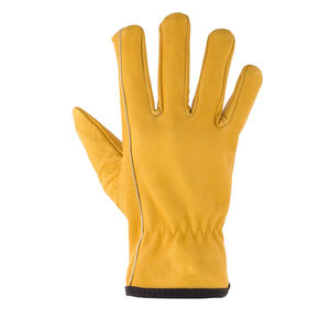 Hot <b>Sale</b> High Quality Goatskin Leather Safety Gloves Custom Logo Working Gloves - Product Image 3