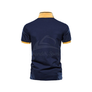 Polo personnalisé pour hommes 100% T-shirt tricoté en polyester avec motif imprimé T-shirt de golf vierge de sublimation de grande taille - Product Image 2