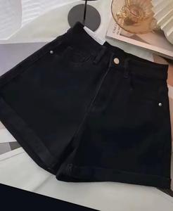 Shorts de Mujer de Cintura Alta, Color Personalizado, Transpirables, Estilo Urbano, 100% Algodón Satinado, Colores Personalizados, Venta al Por Mayor - Product Image 4