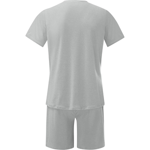 Impreso verano Venta caliente de alta calidad de los hombres de verano fino de secado rápido ropa deportiva de los hombres conjunto con manga corta Top y pantalones cortos - Product Image 2