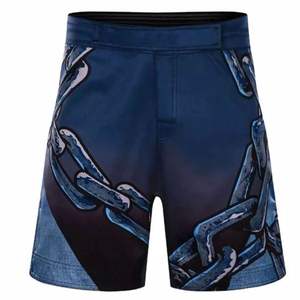 Shorts MMA personnalisés imprimés, vêtements de combat durables, arts martiaux, boxe, grappling, entraînement, tissu extensible respirant, sublimation lavée - Product Image 6