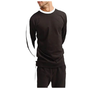 Haute qualité confortable hommes survêtements hauts Joggers pantalon survêtement ensemble course Gym vêtements de sport survêtement - Product Image 5