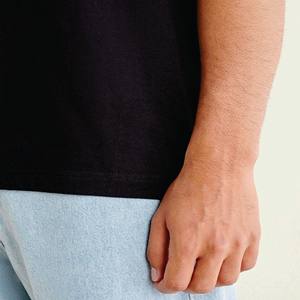 Camisetas personalizadas de fábrica para hombre Camiseta de algodón Pima de algodón de ajuste relajado Supima Camiseta de gran tamaño - Product Image 5