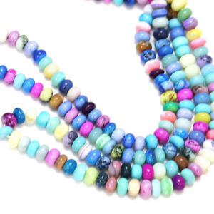 Cuentas Redondas de Ópalo Multicolor: Piedras Preciosas AAA para Joyería y Artesanía (6-9 mm, 16 pulgadas) - Product Image 5