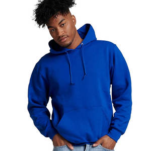 Sudadera con capucha en blanco mezcla pesada sudadera Lisa venta al por mayor Unisex sudadera de gran tamaño mujeres moda pulóver hombres sudadera - Product Image 5