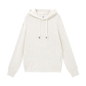 Sweat à capuche unisexe en coton épais avec logo brodé personnalisé pour hommes - Product Image 4