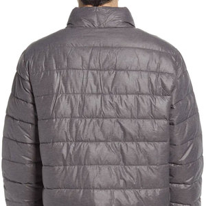 Fabrication en usine veste bouffante décontractée pour hommes nouveauté col montant fermeture à glissière personnalisée avant saison d'hiver en gros - Product Image 6