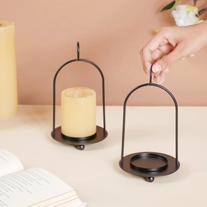 Portavelas Metálico de Diseño Exclusivo de Primera Calidad para Decoración del Hogar, Moderno y Lujoso, Reutilizable, Duradero, Hecho a Mano, Color Personalizado, MOQ Bajo - Product Image 1