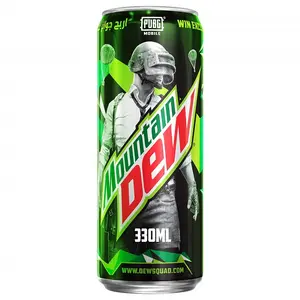 High Quality Soft Drink Mountain Dew Soft Drink 390ml x 24 Bottle For sale