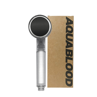 Robinet de douche et de bain thermostatique à poignée unique Aquablood AB-2 avec jet de massage, design moderne, forte pression d'eau