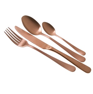 Ensemble de couverts en métal de meilleure qualité avec poignée royale plaquée de cuivre pour la maison et l'hôtel ensemble de couverts de table - Product Image 4