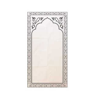 Haute qualité noir cristal velours Thobe/Thawb modeste éthéré XXL 80*120cm tapis de prière musulman enfants lâche ethnique printemps - Product Image 3