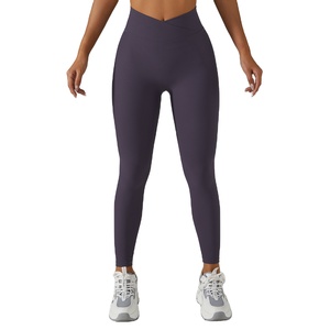 Leggings d'entraînement doux et nus Leggings taille haute Collants de fitness respirants pour la gym - Product Image 2