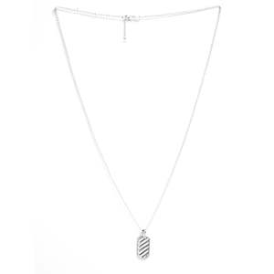 NOVAMART Fine 925 Pure Silver Pendants Necklace for Men & Boys Vintage Style Rhodium Gold Plated Diamond Pearl <b>Rope</b> <b>Chain</b> Wholes - Product Image 4
