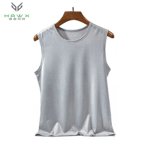 Logotipo personalizado de algodón de talla grande para hombres Muscle Gym Running Stringer Tank Tops Fitness Bodybuilding Tank Tops - Product Image 1