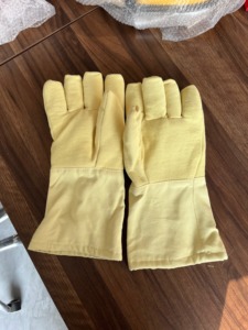 Flame Retardant Safety <b>Gloves</b> Thick Cotton Liner Material Wear Resistance <b>Moisture</b> Permeability Protective Function for - Product Image 3