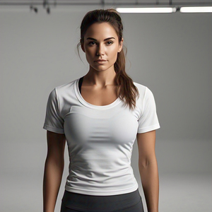 OEM Fitness Compresión Camisetas Mujeres Custom Quick Dry Compresión Poliéster Entrenamiento Camisetas Señoras - Product Image 6