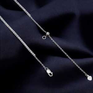 Collar de tenis de diamante completo de moissanita de Plata de Ley 925 de lujo ligero para mujer regalo de San Valentín de aniversario - Product Image 3