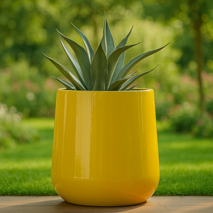 Taille : Hauteur 18 x Diamètre Max : 16 Pouces Jardinière Moderne Extra Large en Fibre de Verre Pot de Jardin de Haute Qualité - Product Image 4