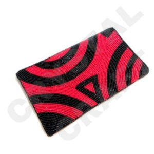 Good Vibes Seed Beaded Coin Pouch Wallet Beautiful <b>Fashionable</b> <b>Accessory</b> with <b>Fashionable</b> <b>Accessory</b> Features - Product Image 3