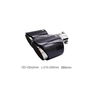Terminal redondo de 66 mm con doble desplazamiento, de carbono y acero - Product Image 1