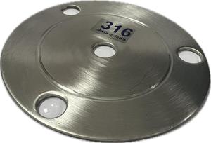 304 316 Stainless Steel & Iron Flanges Railing Accessories Parts & Fittings for Staircase <b>Handrails</b> Metal Part Applications - Product Image 3
