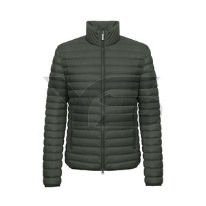 Blousons d'aviateur sur mesure pour hommes logos personnalisés hiver imperméable respirant taille plus col montant fermeture éclair couleur unie - Product Image 1