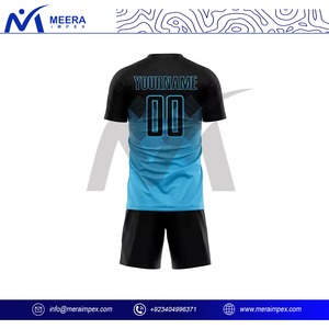 ชุดเสื้อและกางเกงฟุตบอลพิมพ์ลายตามสั่งสำหรับผู้ชาย เนื้อผ้าระบายอากาศ ป้องกันแบคทีเรีย น้ำหนักเบา แห้งเร็ว เหมาะสำหรับสโมสรและลีก - Product Image 4