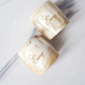 Porte-serviettes en corne de buffle, forme ronde, porte-serviettes pour hôtels de luxe, restaurants et tables de mariage, haute qualité - Product Image 1